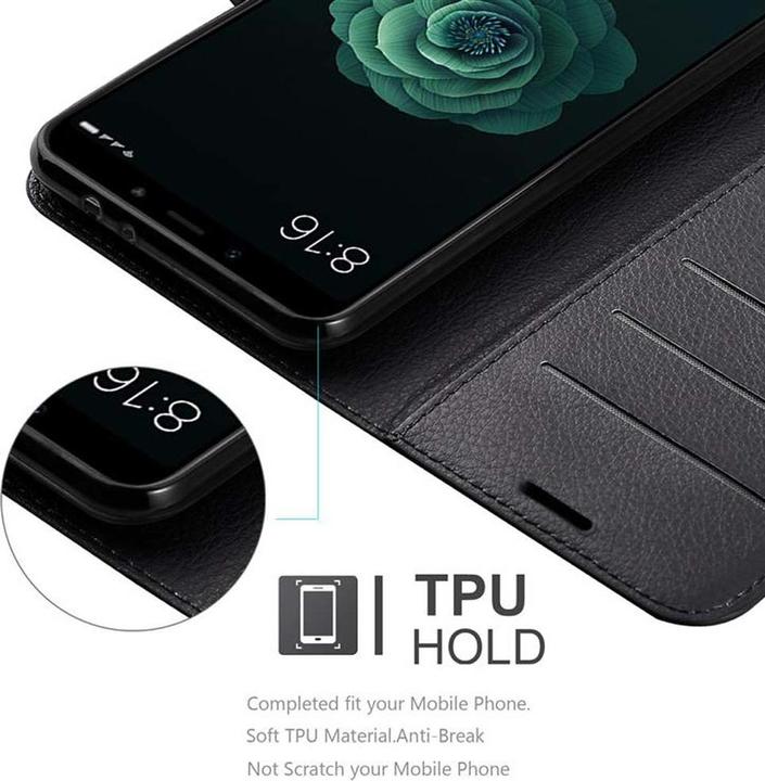 Actual product image Cadorabo Book with stand function cover (Xiaomi Mi A2 Lite?, Xiaomi Mi 6X)