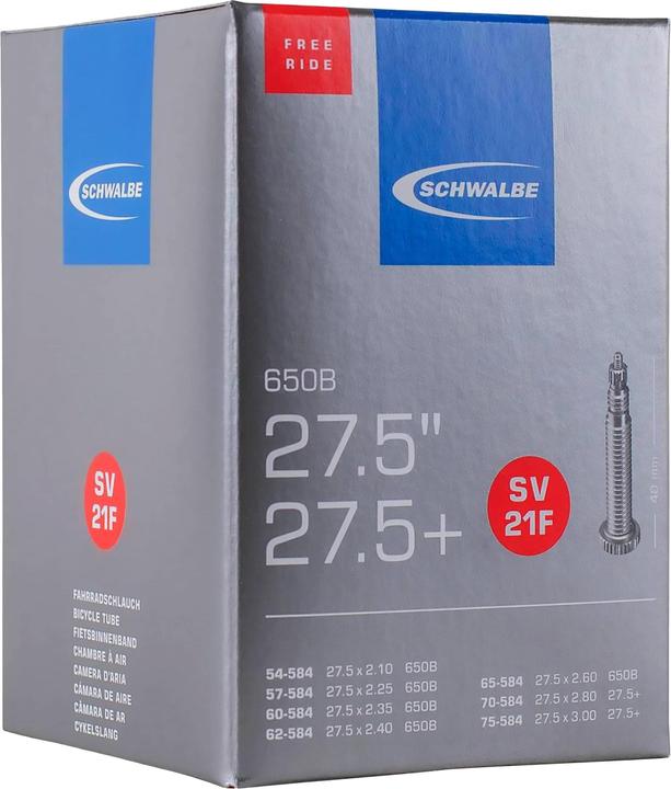 Immagine prodotto Schwalbe Sv21f (Presta (SV), 27.5", 40 mm)