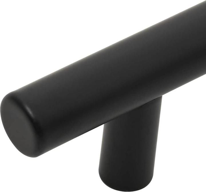 Immagine prodotto VidaXL Maniglie per mobili 5 pz. nere 192 mm in acciaio inox, colore