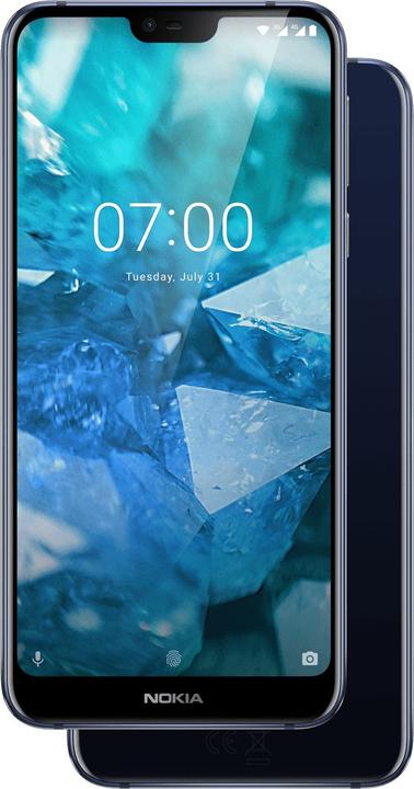 Produktbild Nokia 7.1 (32 GB, Blue, 5.80", Hybrid Dual SIM, 12 Mpx, 4G)