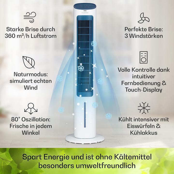 Nährwerte und Zutaten Klarstein Klimagerät ohne Abluftschlauch