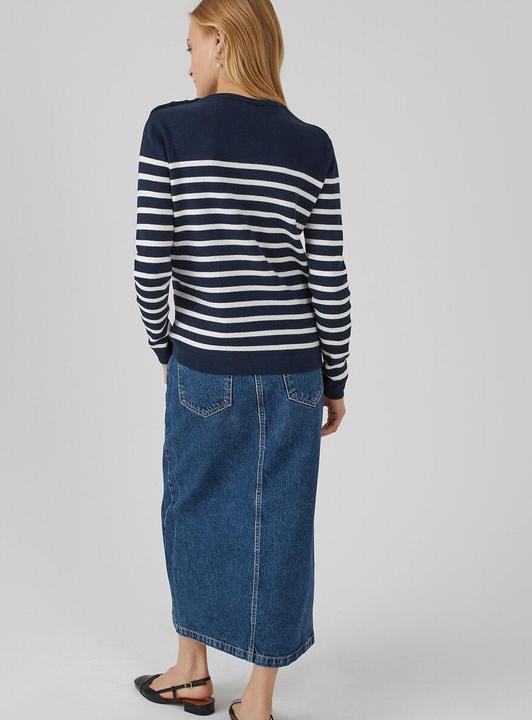 Actual product image La Redoute Collections Organic cotton sailor jumper (M)
