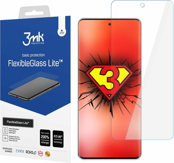 Image du produit 3MK Film d'affichage FlexibleGlass Lite (1 pièce(s), Xiaomi 12 Lite)