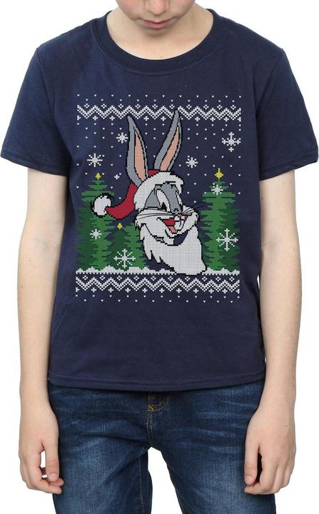 Image du produit Looney Tunes - T-shirt BUGS BUNNY CHRISTMAS FAIR ISLE - Garçon (140, 146)