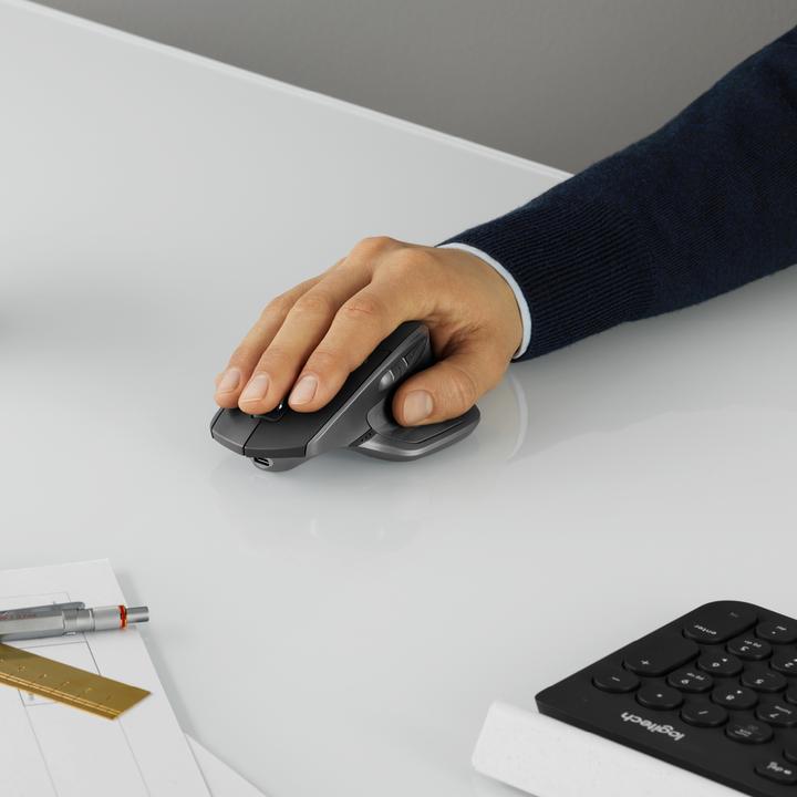 Actual product image Logitech Maus MX Master 2S - Schwarz (Wireless)
