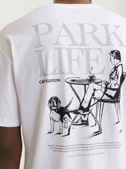 Actual product image Jack & Jones Jorpark Tee Ss Crew Neck Ft Styd Aw24 (XL)