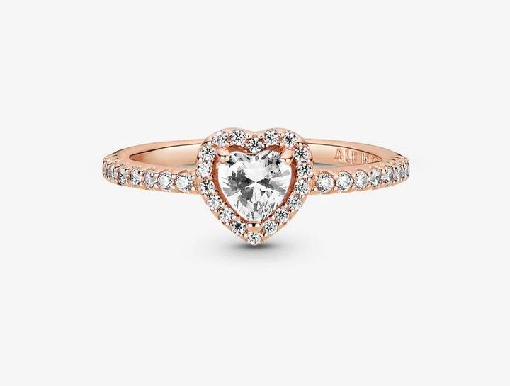 Image du produit Pandora Bague coeur scintillant (56, Argent 925)