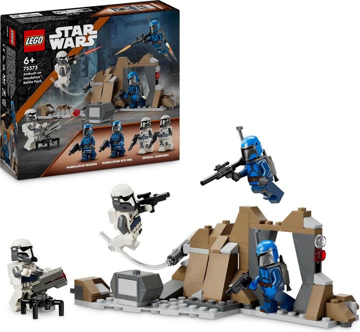 Actual product image LEGO Ambush on Mandalore Battle Pack (75373, LEGO Star Wars)