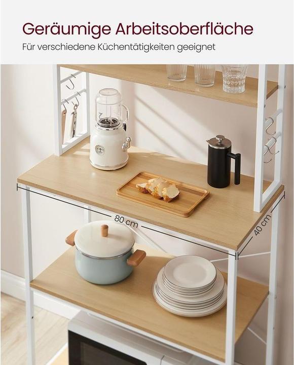 Produktbild Vasagle Buffet (80 x 40 x 167 cm)