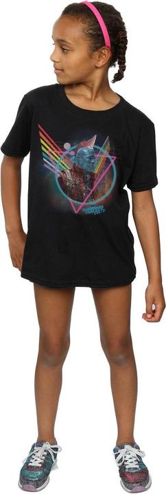 Actual product image Girls Guardians Of The Galaxy Neon Yondu Cotton T-Shirt (116)