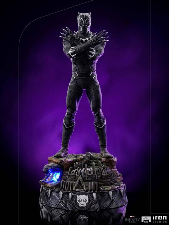 Actual product image Iron Studios MARVEL - Black Panther Deluxe- Statuette 1/10 Art Scale - 25.5cm
