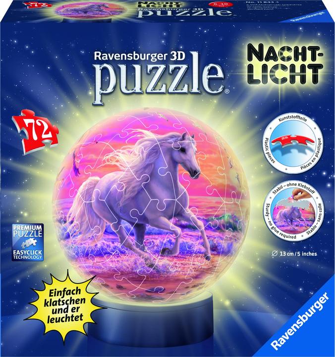 Actual product image Ravensburger Horses on the beach (72 pieces)