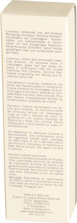 Produktbild Marlies Möller Pashmisilk vitality vitamin shampoo (200 ml, Flüssiges Shampoo)
