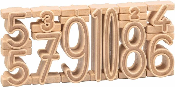 Actual product image Magni Stacking numbers starter set 10 pieces (English, French)