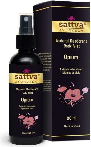 Produktbild Sattva Ayurveda Sattva Natural Deodorant Body Mist Natural Deodorant In Opium Powder 80Ml (Spray, 80 ml)