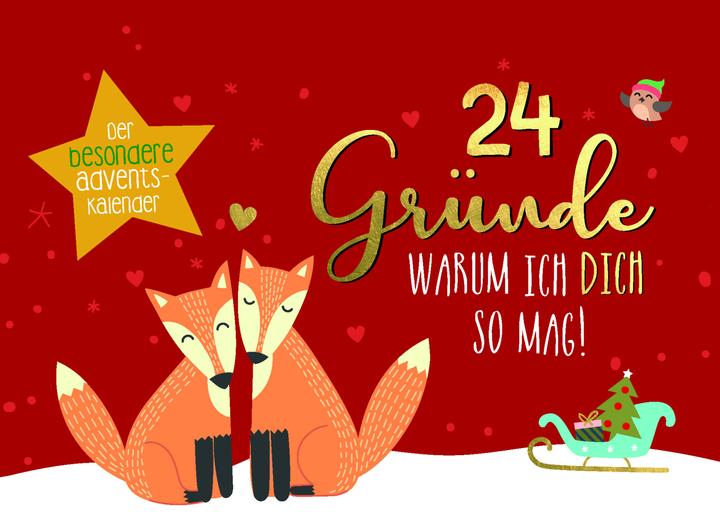 Image du produit 24 raisons pour lesquelles je vous aime bien. Le calendrier de l'Avent spécial
