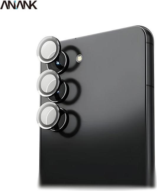 Immagine prodotto Anank Samsung Galaxy S25 - fotocamera posteriore in vetro blindato - nero singolo - (99AR + Corning) (1 Pezzo/i, Samsung Galaxy S25)