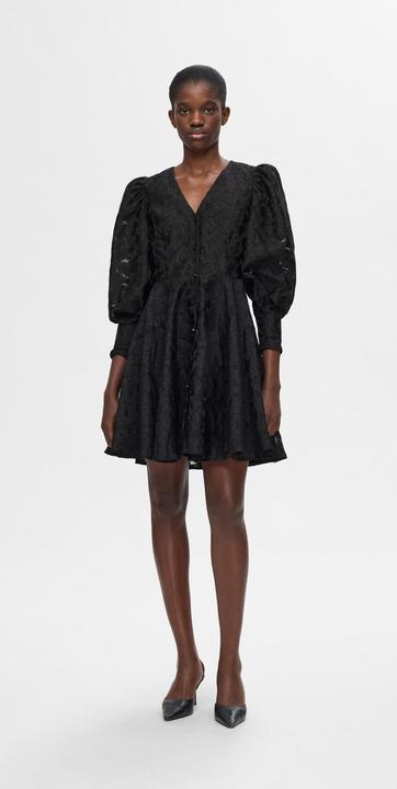 Produktbild Selected Femme Geblümtes Kleid mit Puffärmeln (40)