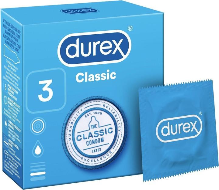 Actual product image Durex Condoms Classic - Variant: 3 pcs (3 pcs.)
