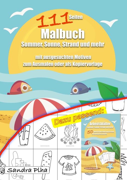 Produktbild KitaFix Malbuch Sommer, Sonne, Strand und mehr