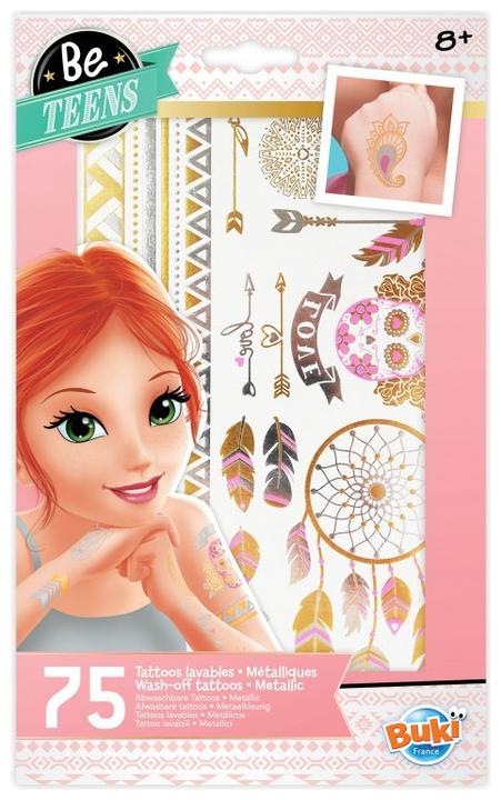 Produktbild Buki France TA002 Fun Be Teens Set of 75 Washable Tattoos - Collection I for Ages 8+
