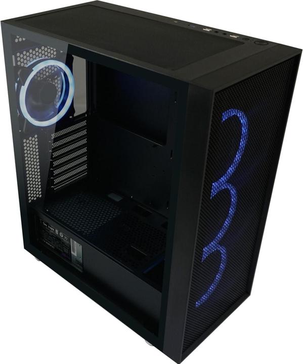 Image du produit LC-Power Gehuse Gaming 802B-ON Black Wandererd X RGB black retail (ATX, mATX, Mini-ITX)