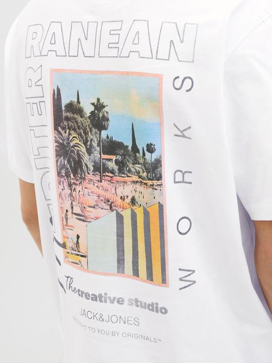 Produktbild Jack & Jones Rückenprint Rundhalsausschnitt T-shirt T-shirt (XXL)