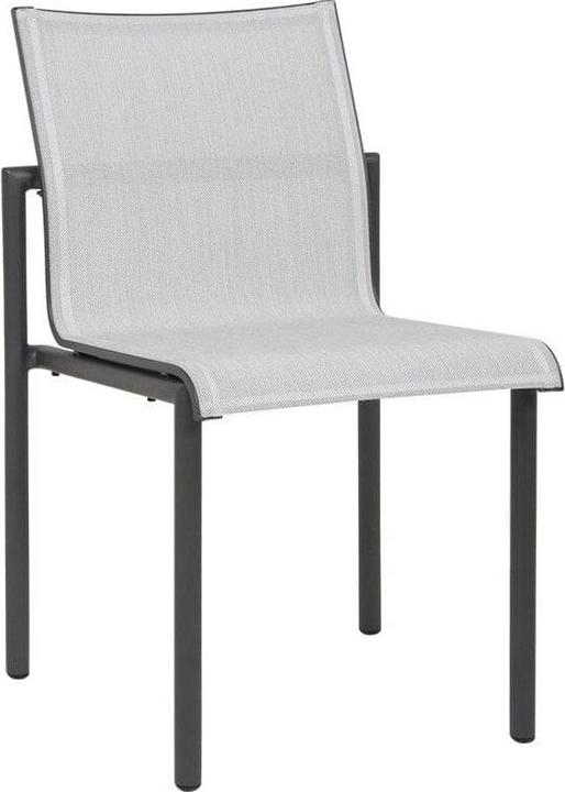 Structure Space Grey Anthrazit, Toile Ateja Weiss meliert