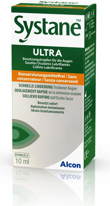 Produktbild Systane Ultra Benetzungstropfen (10 ml, Systane Ultra Benetzungstropfen ohne Konservierungsmittel)