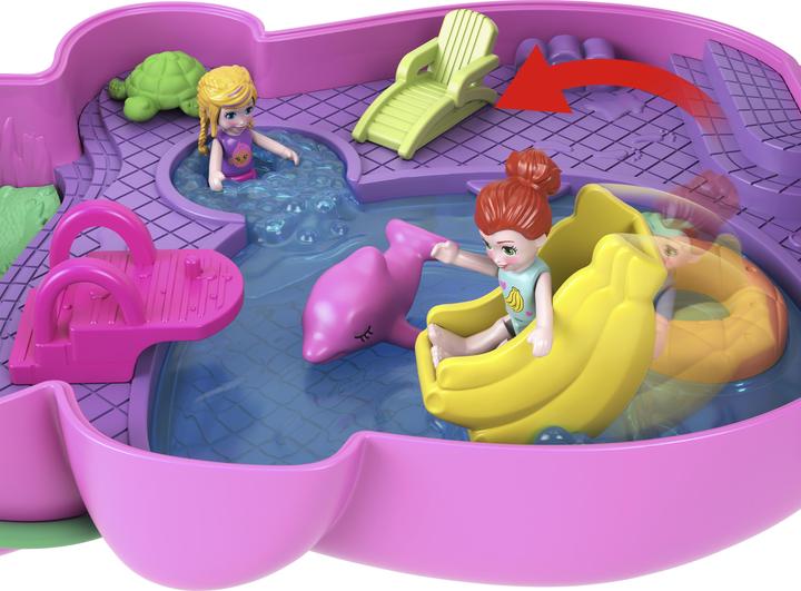 Actual product image Polly Pocket Play set monkey mum and baby