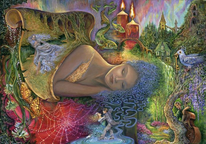 Immagine prodotto Grafika Puzzle 1000 pezzi Josephine Wall - Sognare a colori (1000 pezzi)