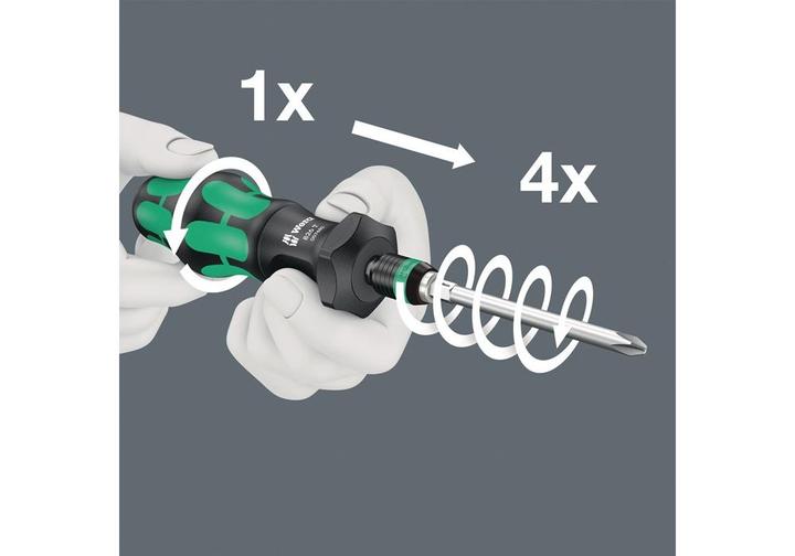 Actual product image Wera Kraftform Kompakt Turbo Imperial 1 (6.3 mm)