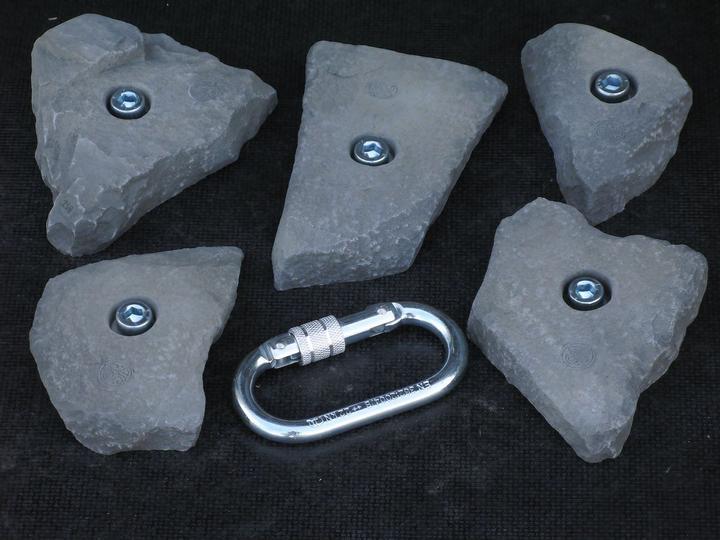 Image du produit KS Klettergriffe Set de prises d'escalade Birkkar (Noir)