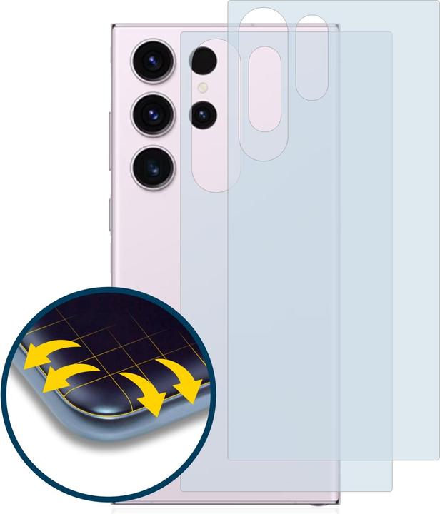 Produktbild BROTECT Full-Cover Displayschutz Matt (2 Stück, Samsung Galaxy S23 Ultra)