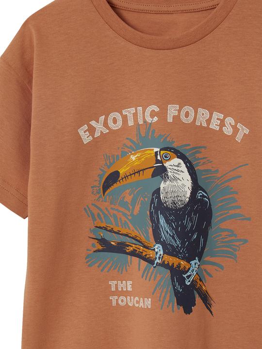Immagine prodotto Vertbaudet Jungen T-Shirt mit Tierprint, Recycling-Baumwolle (92)