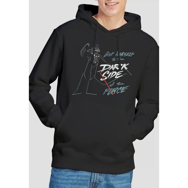 Actual product image Star Wars Mens Give Yourself To The Darkside Hoodie (S)