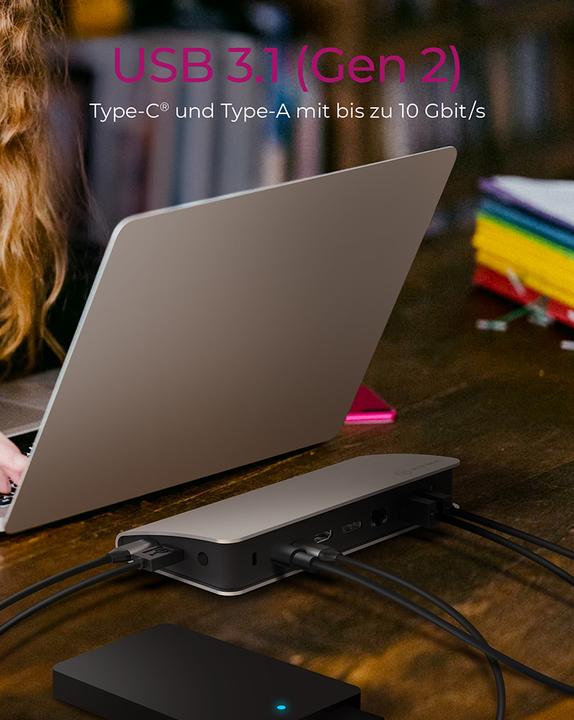 Produktbild Icy Box RaidSonic ICYBOX IB-DK2408-C Dockingstation 11in1 (USB-C, 1 Ports)