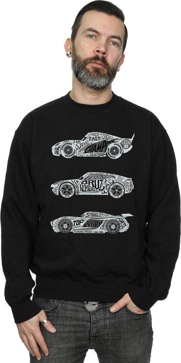 Produktbild Disney Cars Text Racers Sweatshirt (XXL)