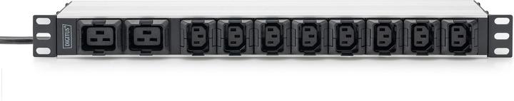 Produktbild Digitus Steckdosenleiste mit Aluminiumprofil, 10-fach, 2 m Zuleitung, IEC C20 Stecker