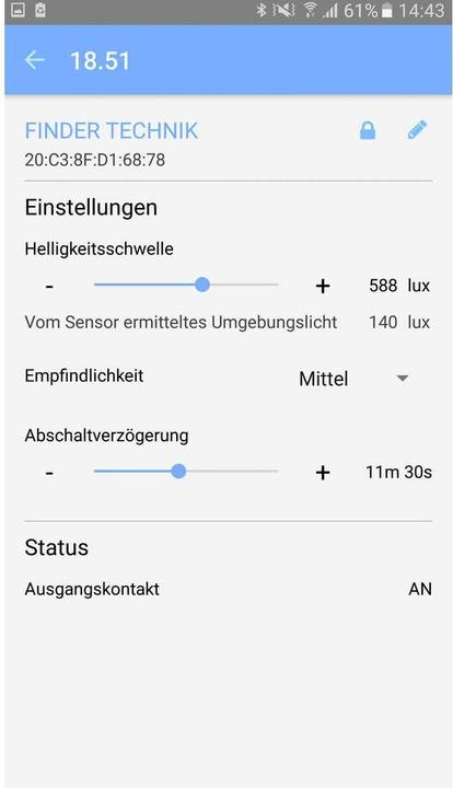 Produktbild Finder Bewegungs-/Präsenzmelder (8 m)
