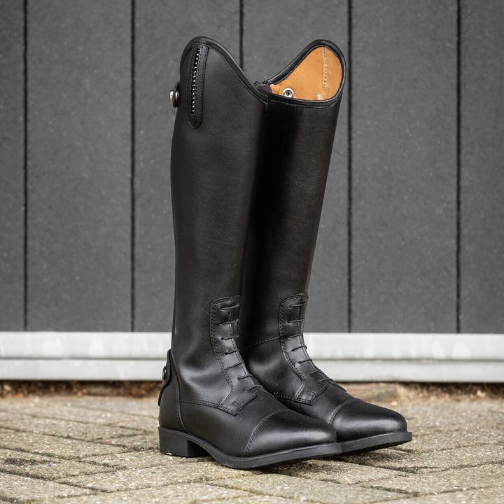 Produktbild Qhp breit geschnittene reitstiefel für kinder jessy (38)