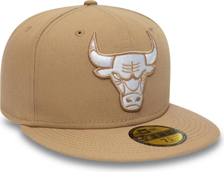 Immagine prodotto New Era 59Fifty Fitted Cap - Chicago Bulls beige cammello (7 1/4)