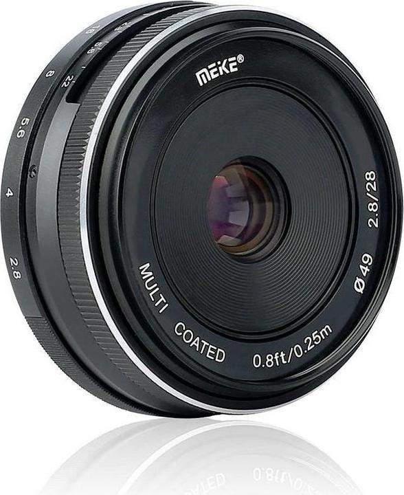 Actual product image Meike 28mm f/2.8 Fuji X (Fujifilm X, APS-C / DX)