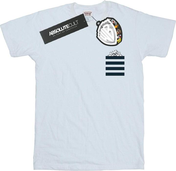 Produktbild Looney Tunes Taz Stripes Faux Pocket TShirt (XXL)