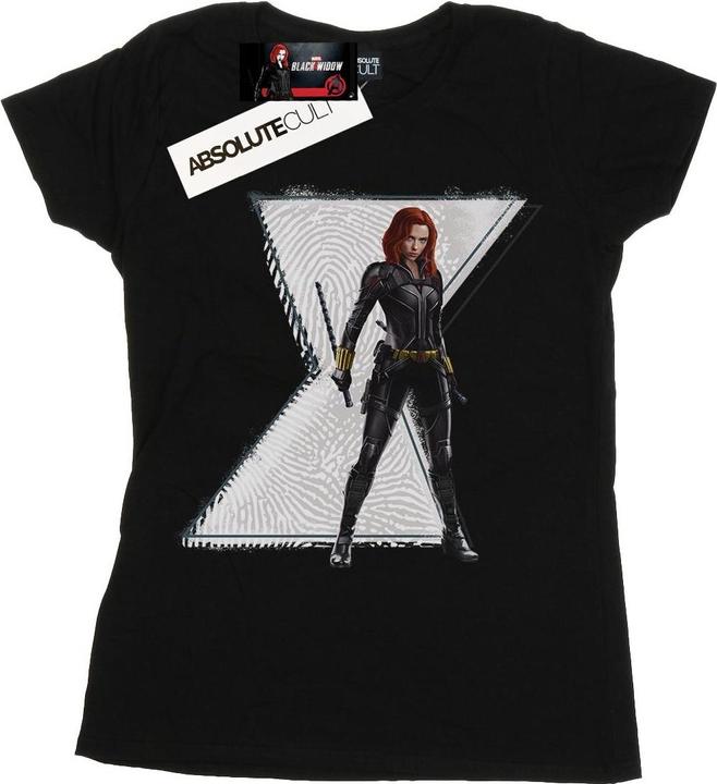 Black Widow Film Natasha Logo Baumwolle TShirt