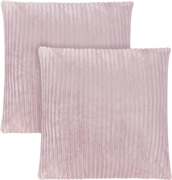 Produktbild Aspero 2 Kissenbezüge aus Streifen-Flanell 80x80 cm Pilar - 9047 (Duvetbezug, 80 x 80 cm)