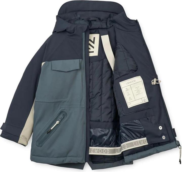 Image du produit Liewood Veste d'hiver Kalle Whale blue mix (122)