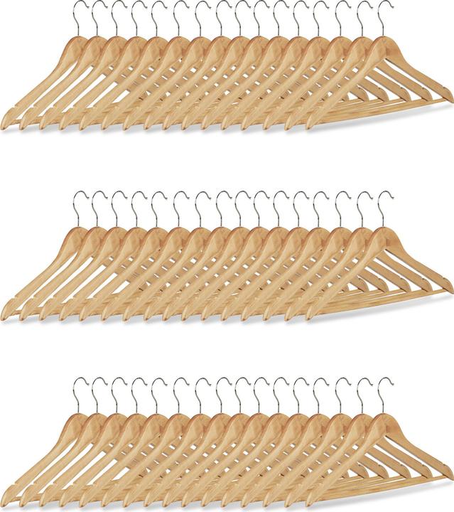 Image du produit Relaxdays Kit de suspension de manteau (48 x)