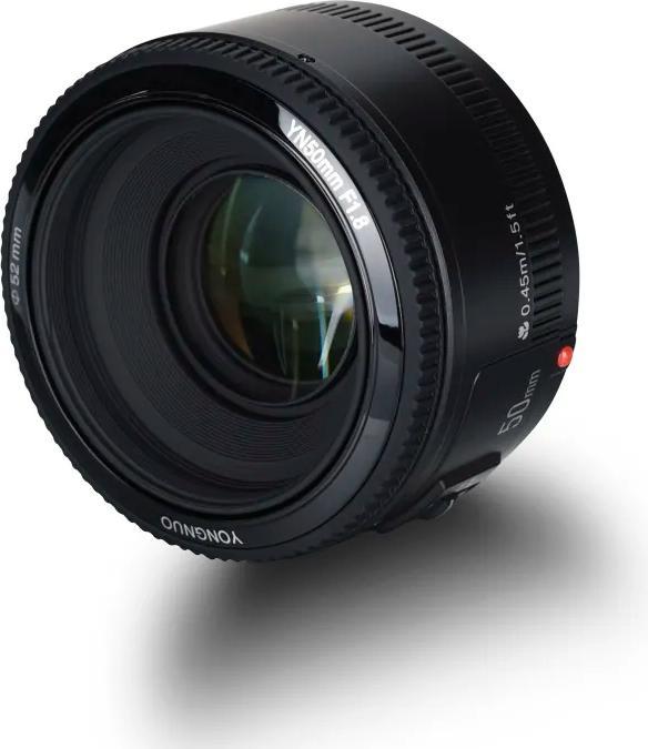 Actual product image Yongnuo 50mm f/1.8 Canon EF (Canon EF, full size, APS-C / DX)