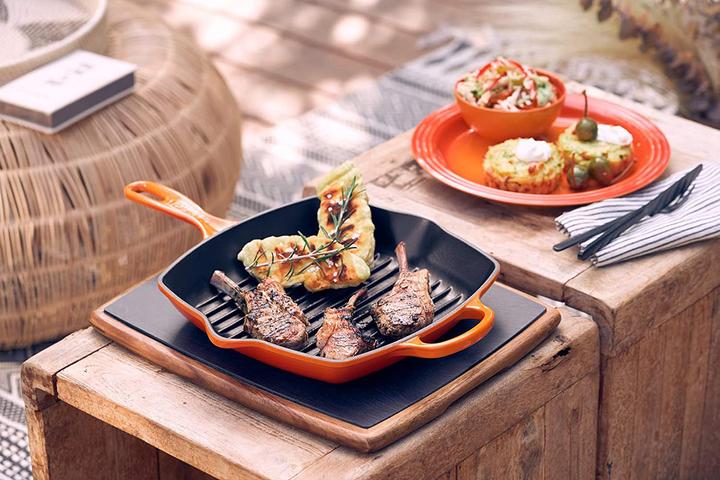 Actual product image Le Creuset Signature (26 cm, Grill pan, Cast iron)